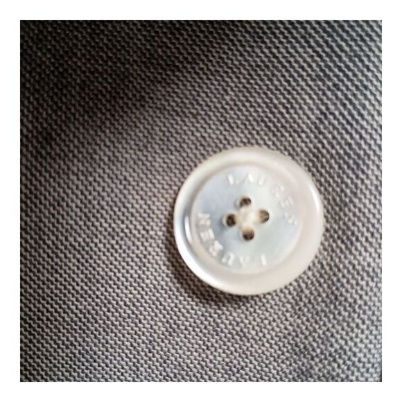 Lauren Ralph Lauren Blazer Jacket 100% Virgin Wool Grey Women's 2 - Picture 5 of 5